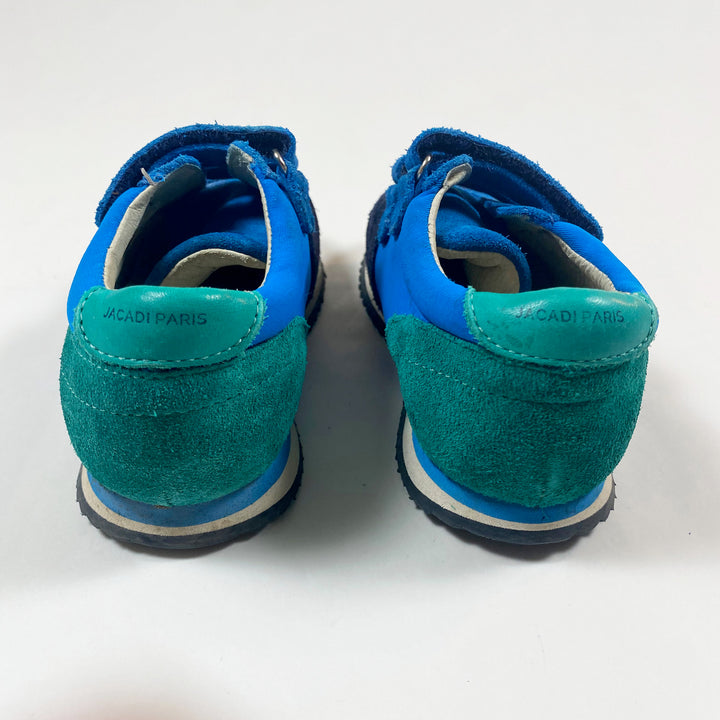 Jacadi blue/green suede leather sneakers 26 3