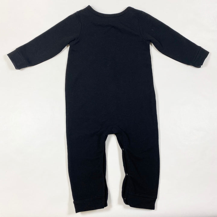 Nordstrom black french terry jumpsuit 9M 2