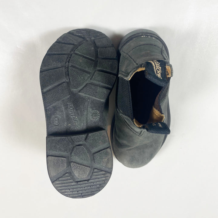 Blundstone grey leather boots 26 2