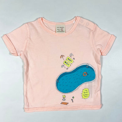 Zara peach pool t-shirt 3-6M/68 1