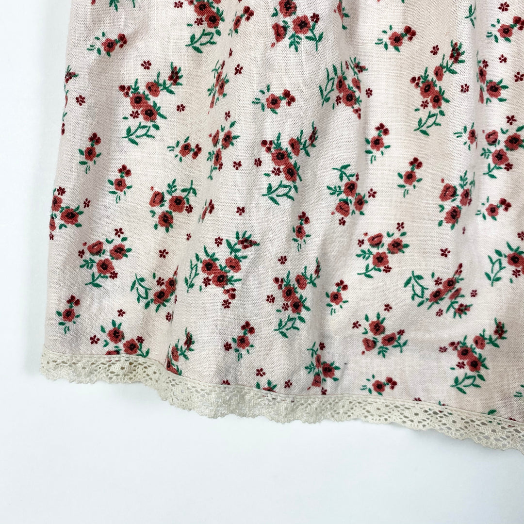 Zara short-sleeved floral print dress w/ lace detailing 86