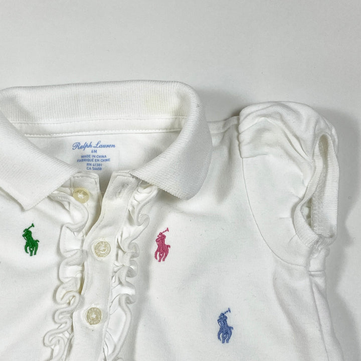 Ralph Lauren confetti logo dress 6M 2