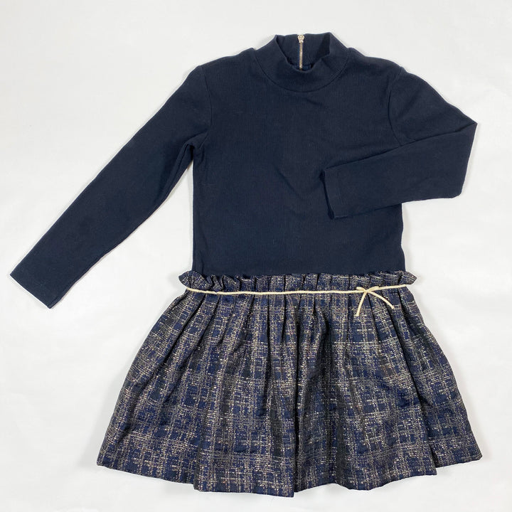 Tartine et Chocolat navy festive dress 6Y 1