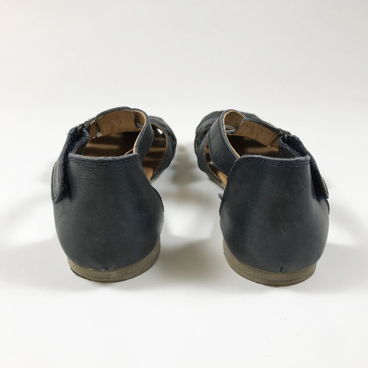 Froddo navy leather sandals with braid detail 29