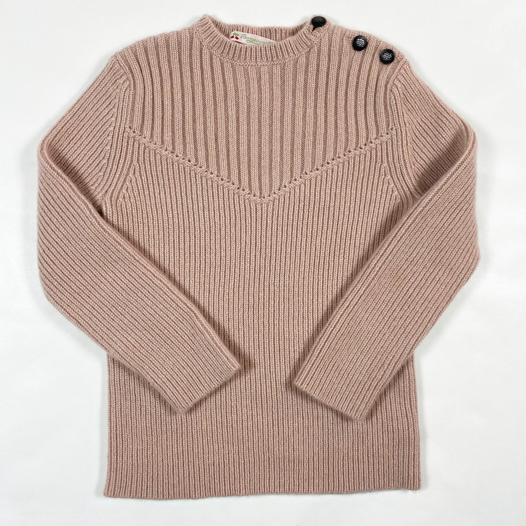 Bonpoint soft pink cashmere knit 6Y 1