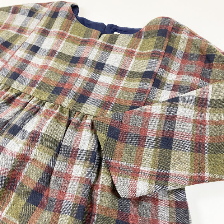 Zara olive tartan pattern dress 5Y/110
