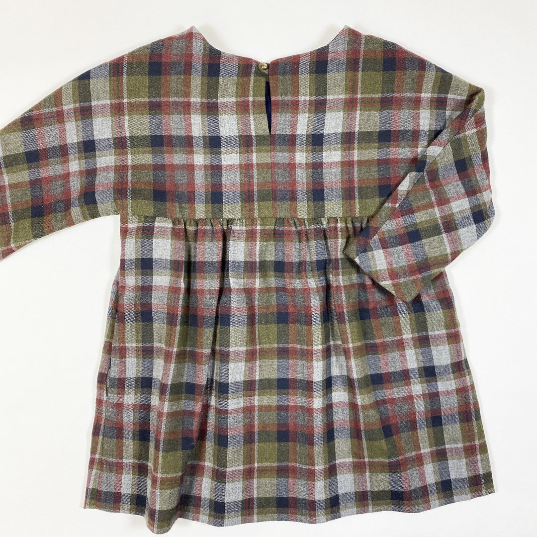 Zara olive tartan pattern dress 5Y/110