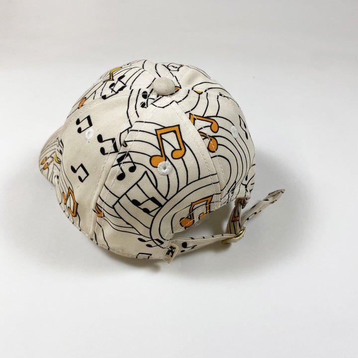 Mini Rodini ivory music note cap 48-50