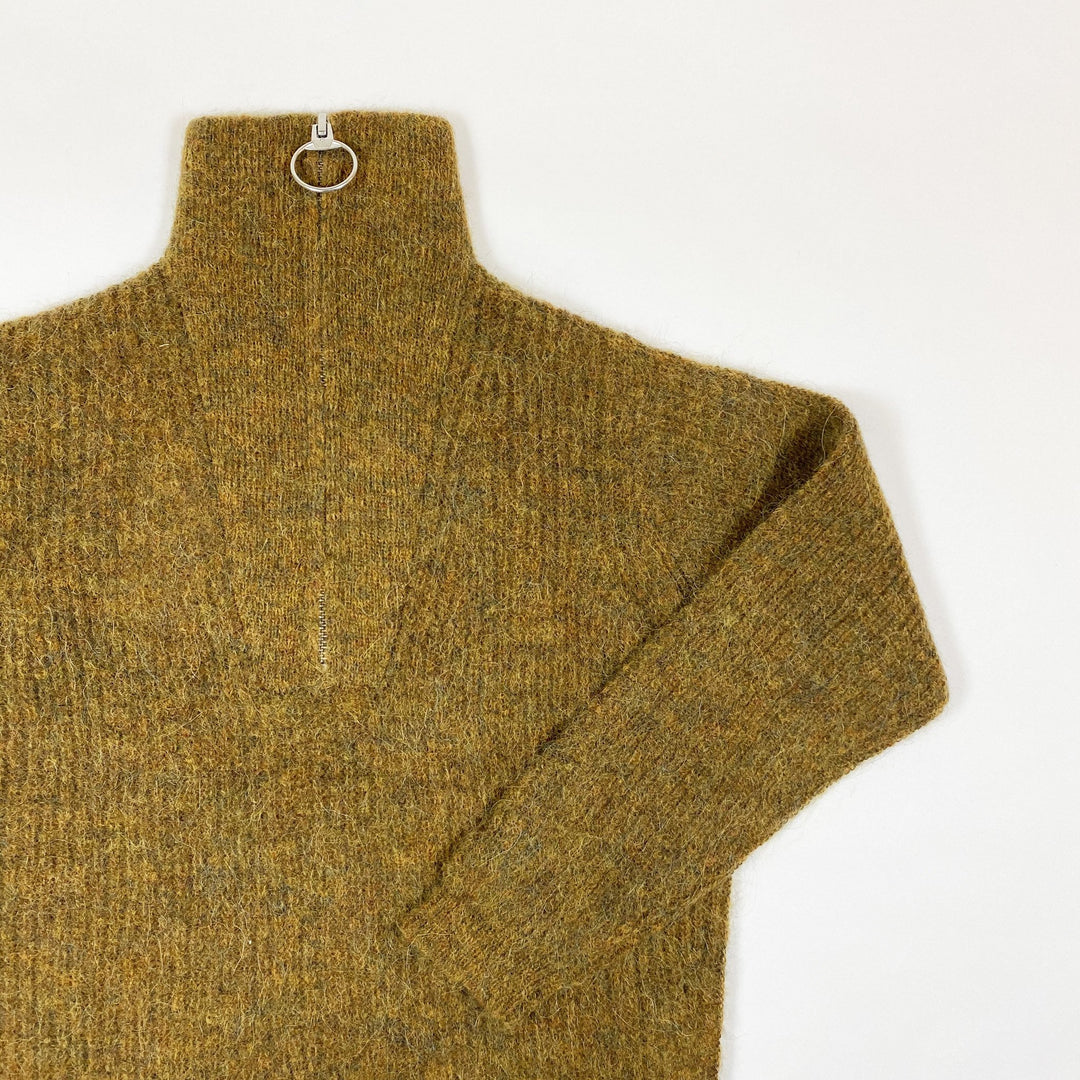 Simple Kids ginger half-zip alpaca knit jumper "Mira" Second Season diff. sizes