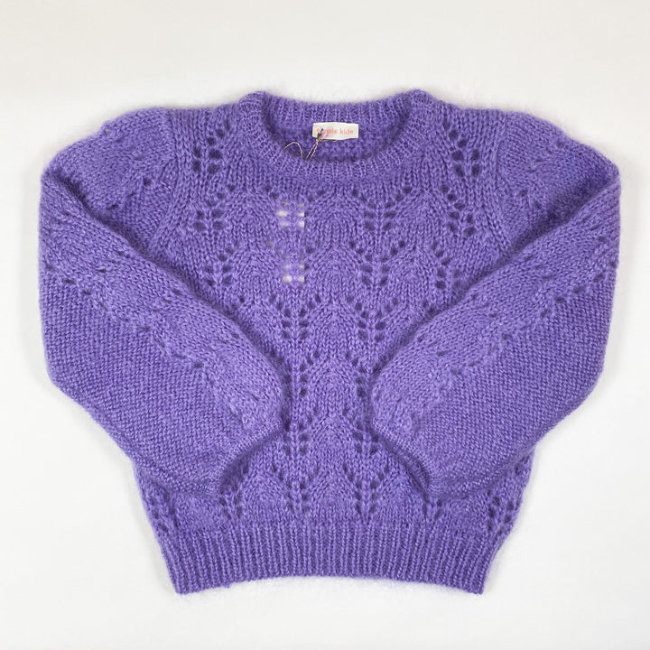 Simple Kids lavendelfarbener Strickpullover "Tara" 10Y