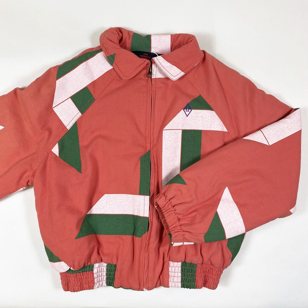 The Animals Observatory red geometric Falcon jacket  Second Season diff. sizes