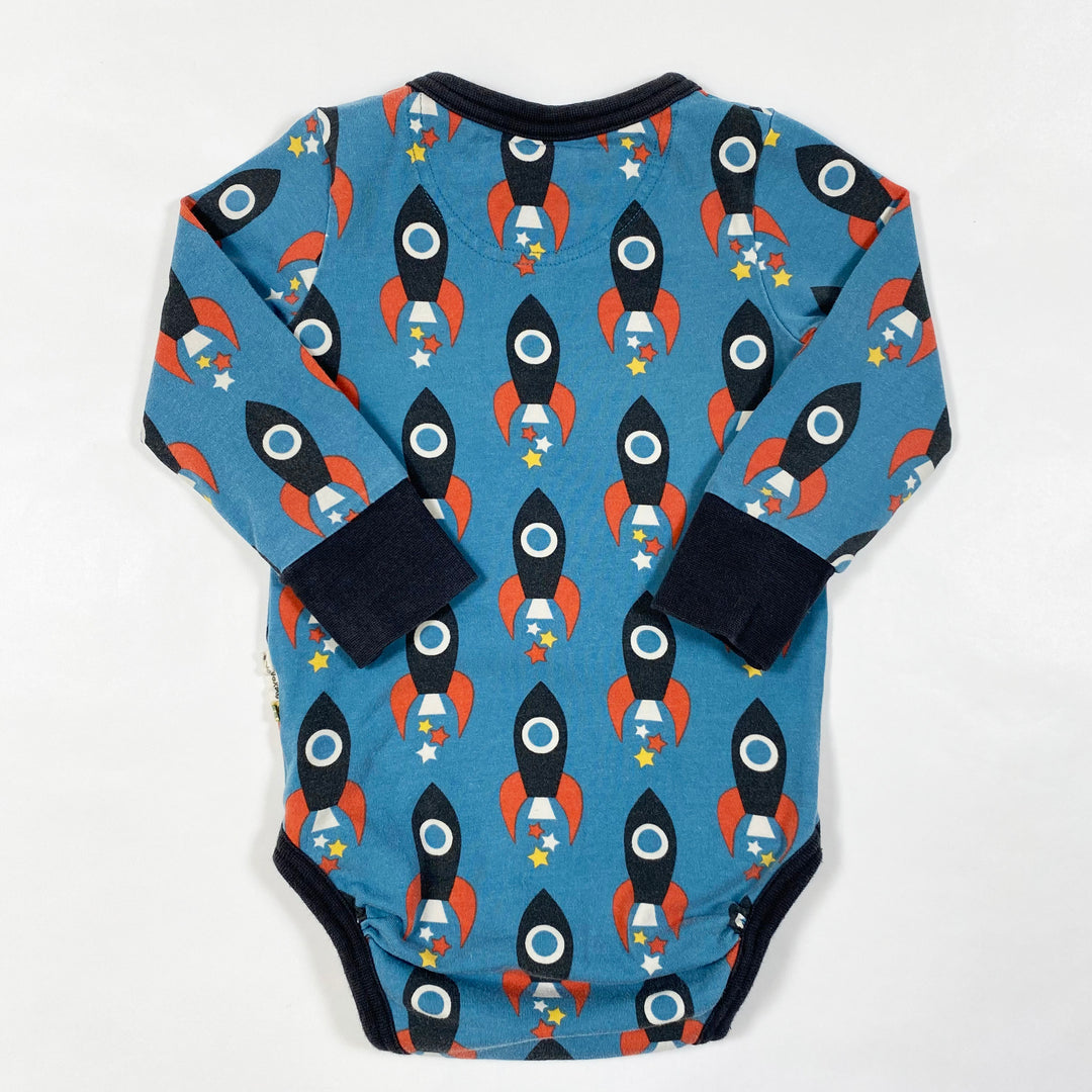 Maxomorra rocket print body 74-80 2