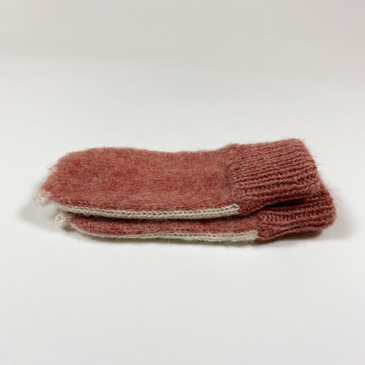 Oeuf NYC rose animal knit mittens Second Season 0/6M