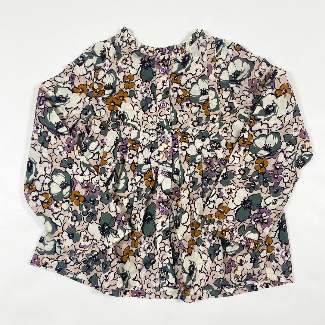 Zara purple floral blouse 18-24M/86 1