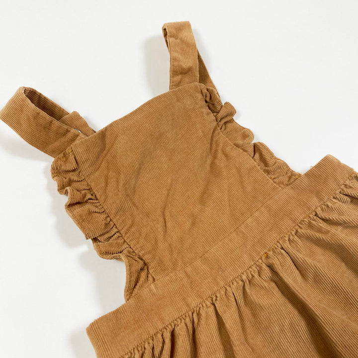 Cyrillus camelfarbene Schürzenkleid 18M