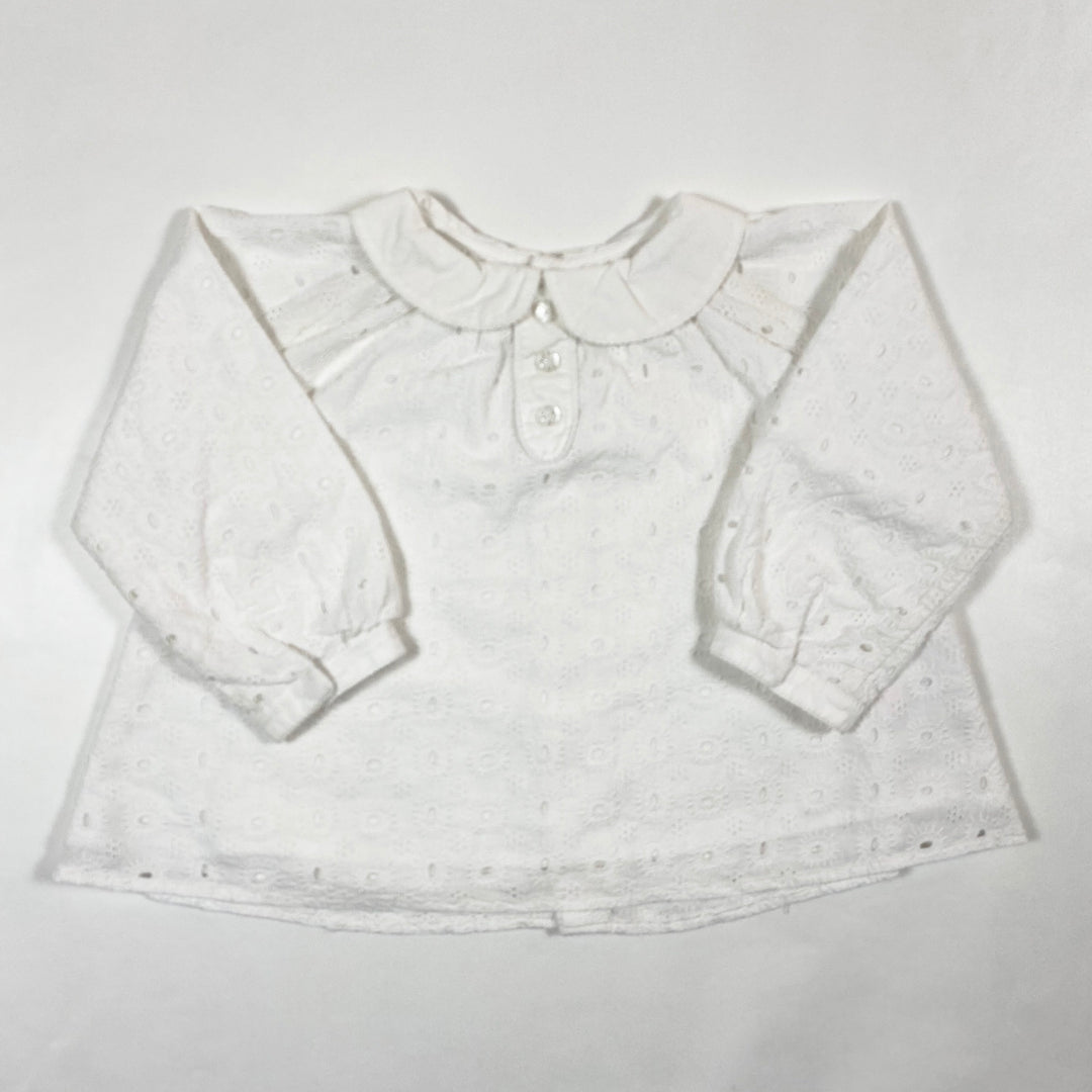 Chloé white embroidered blouse 12M 1