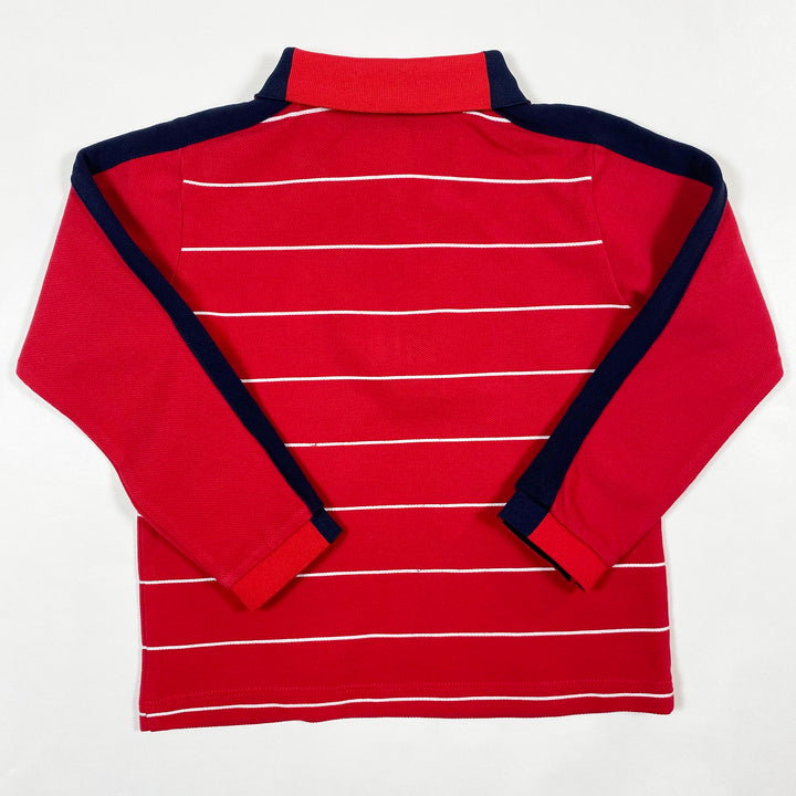 Jacadi red striped zip polo 3A/96 2