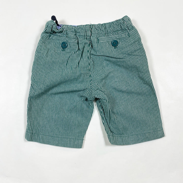 Petit Bateau green striped shorts 3Y/95 2