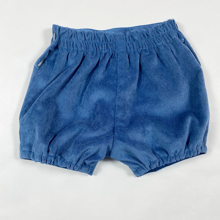 Dona Carmen sky blue cord shorts 12M 2