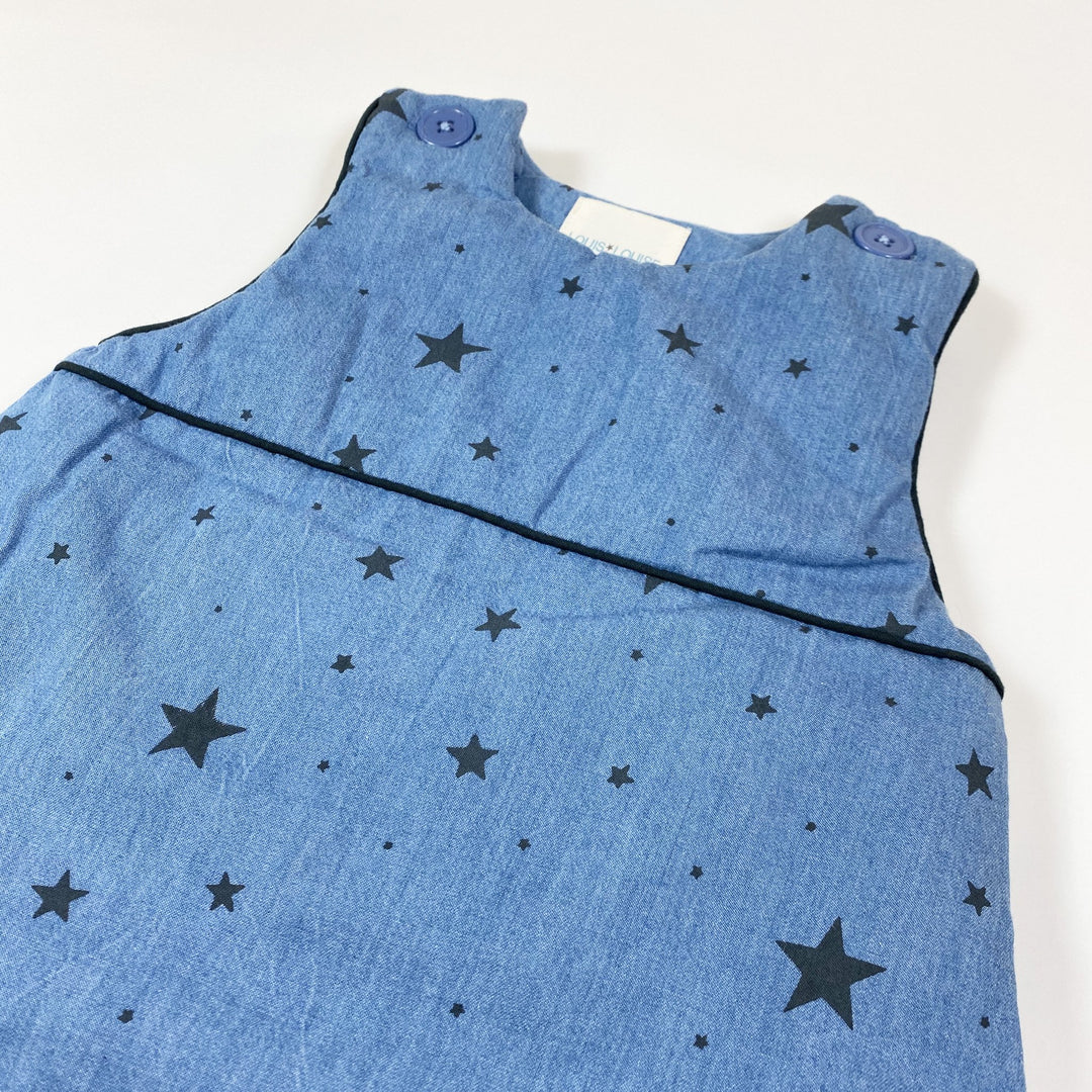 Louis Louise blue star print Ballon sleeping bag Second Season 74cm