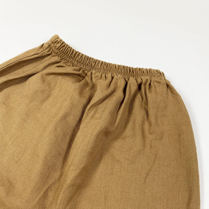 Rylee + Cru caramel harem pants Second Season 6-12M