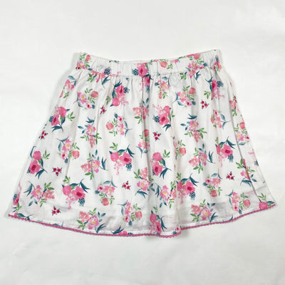 Benetton white/pink floral skirt 8-9Y/140 1