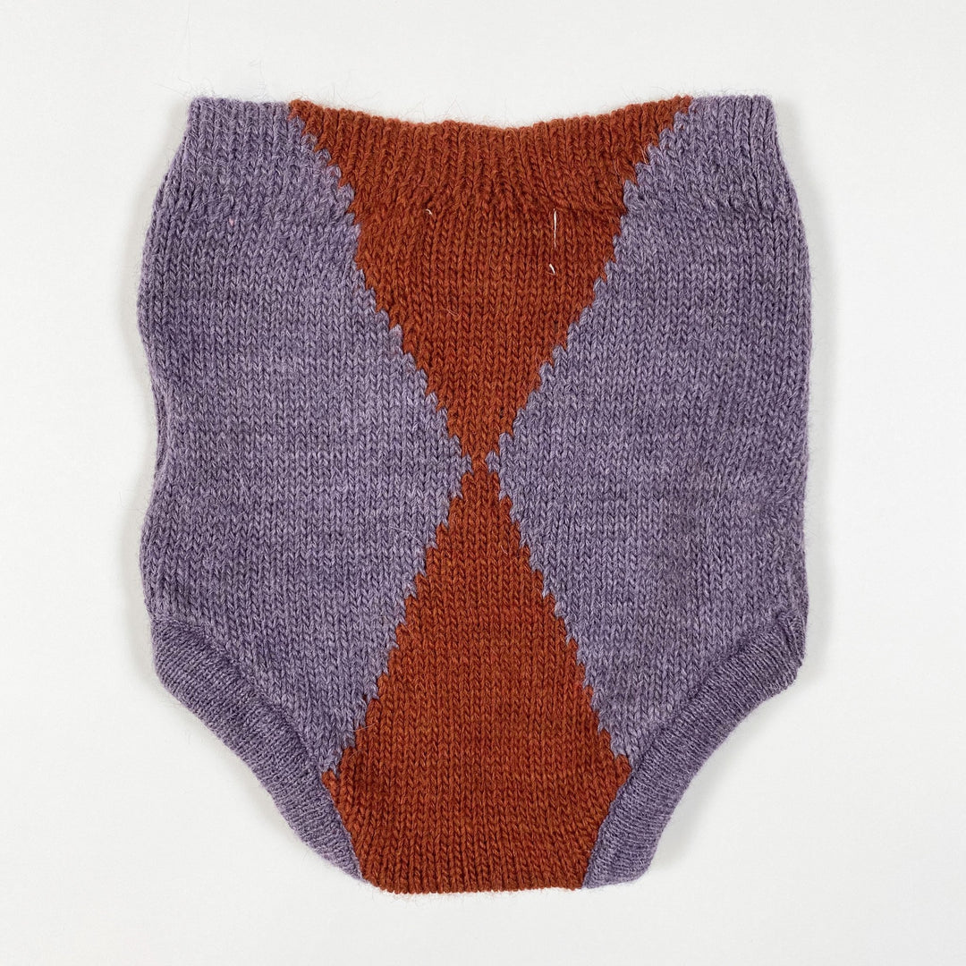 Bobo Choses purple red knit bloomers Second Season 18-24M