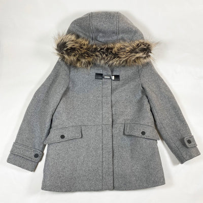 Zara grey hooded wool blend duffel coat 11-12Y/152 1