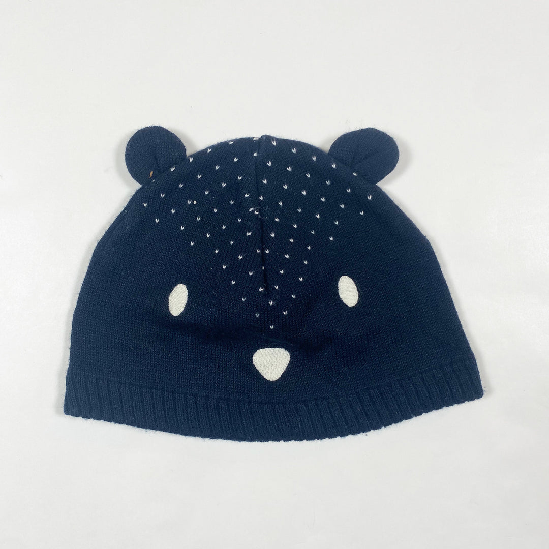 Petit Bateau navy wool hat 47/49 1