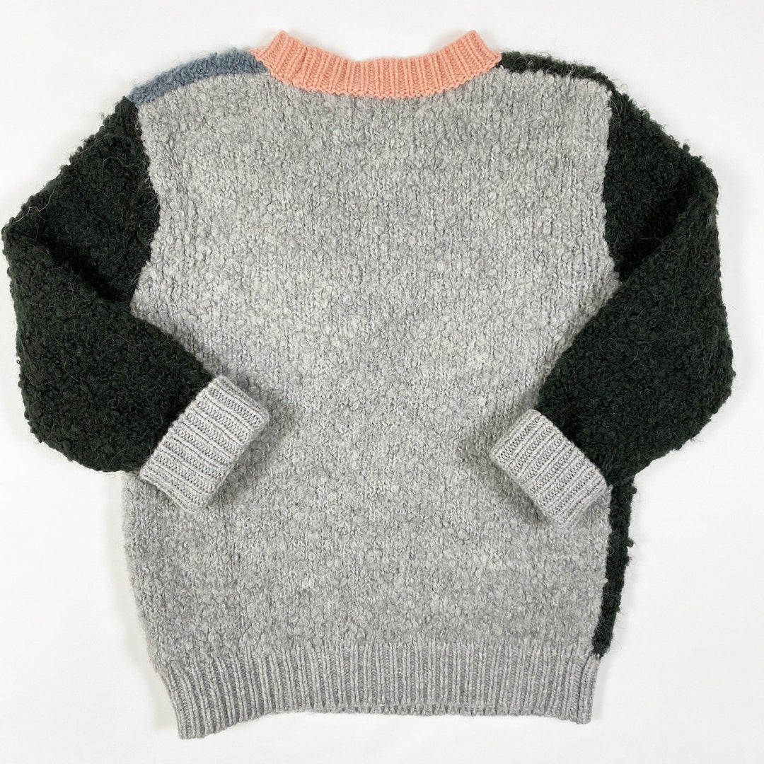 Stella McCartney Kids colour block Maya Boucle-Strickpullover Second Season 6Y