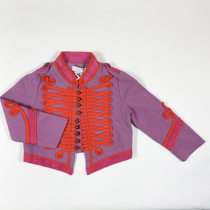 Stella McCartney Kids purple braided military jacket Second Season diff. sizes