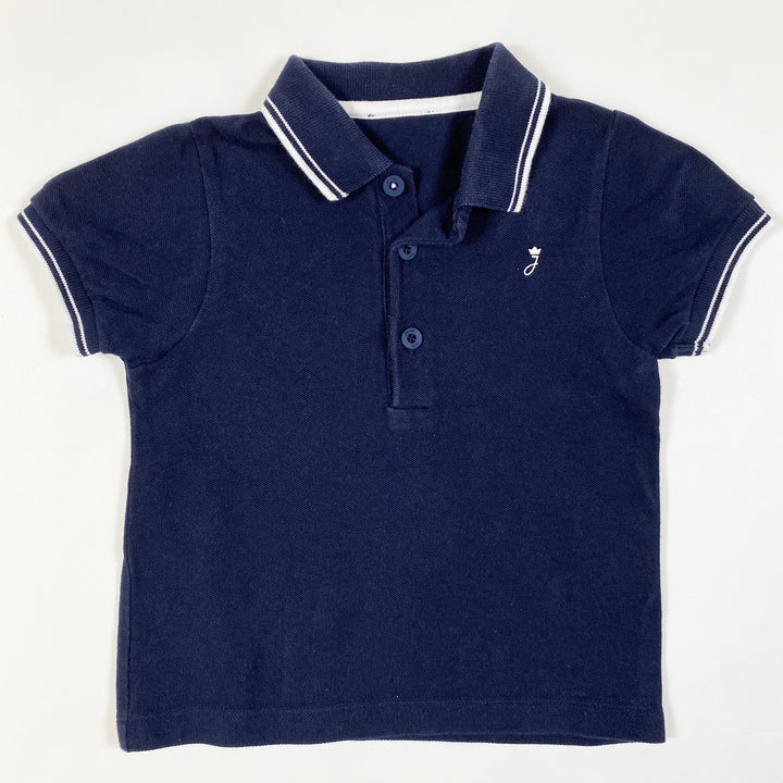 Jacadi navy short-sleeved polo shirt 18M