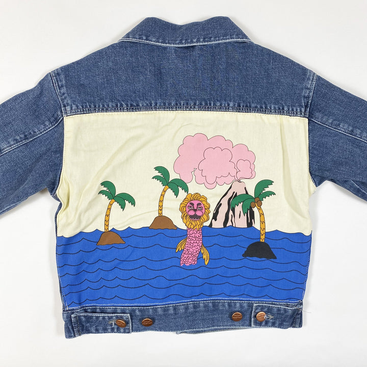 Mini Rodini Seamonster-Jacke aus blauem Jeansstoff Second Season versch. Grössen