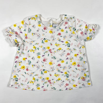 Petit Bateau floral t-shirt 12M/74 1