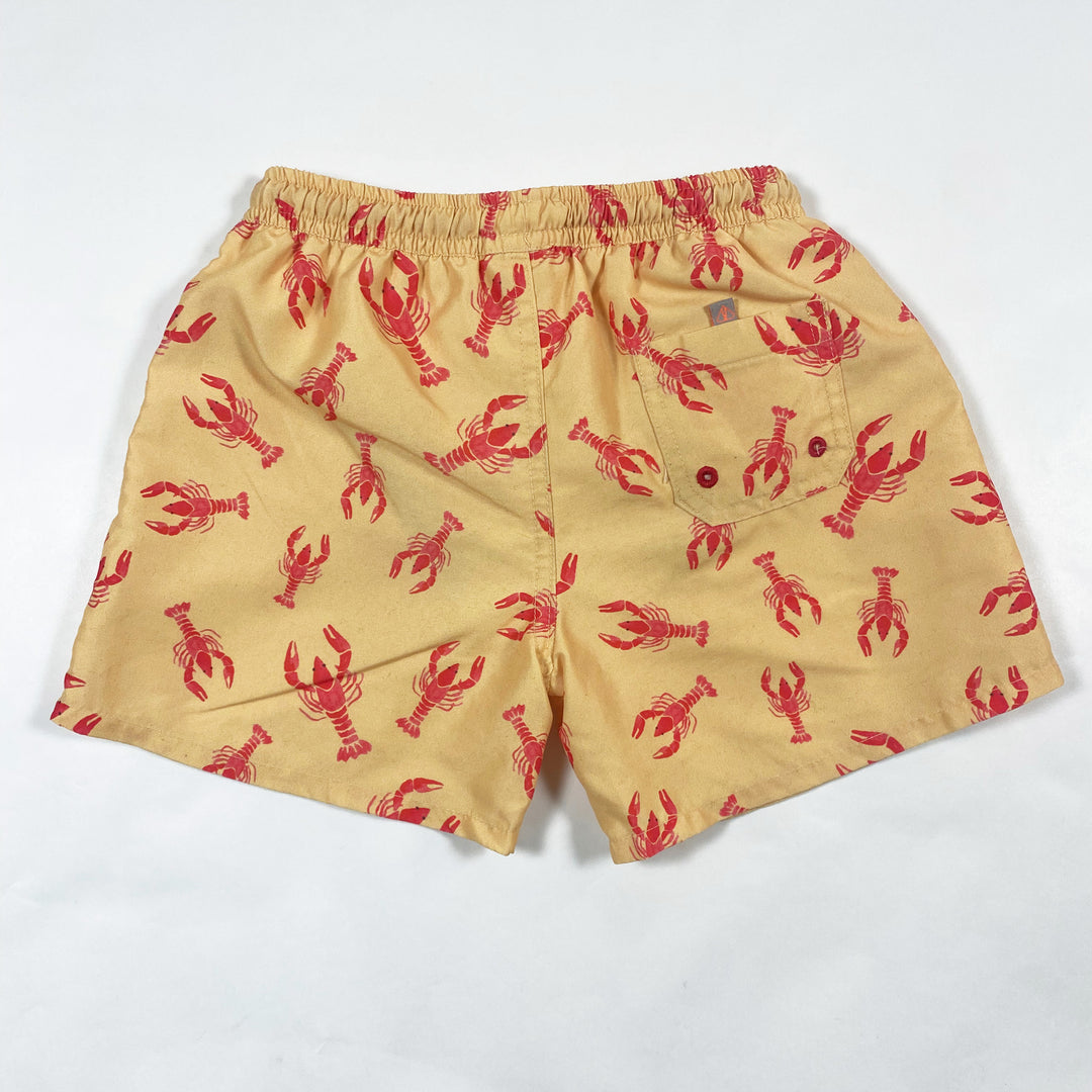 Arsène et les pipelettes yellow lobster swim shorts 6A 2