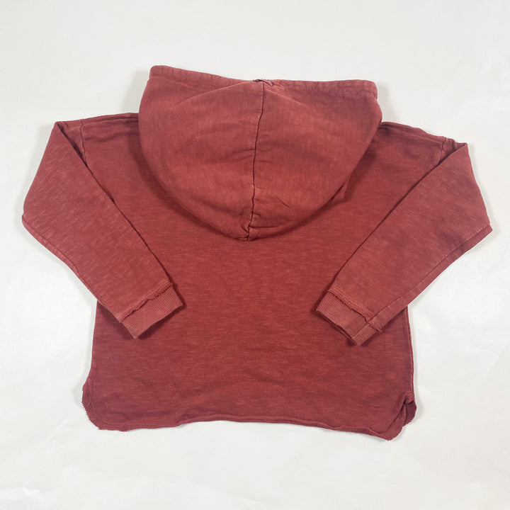 Búho bordeaux hoodie 6Y 3
