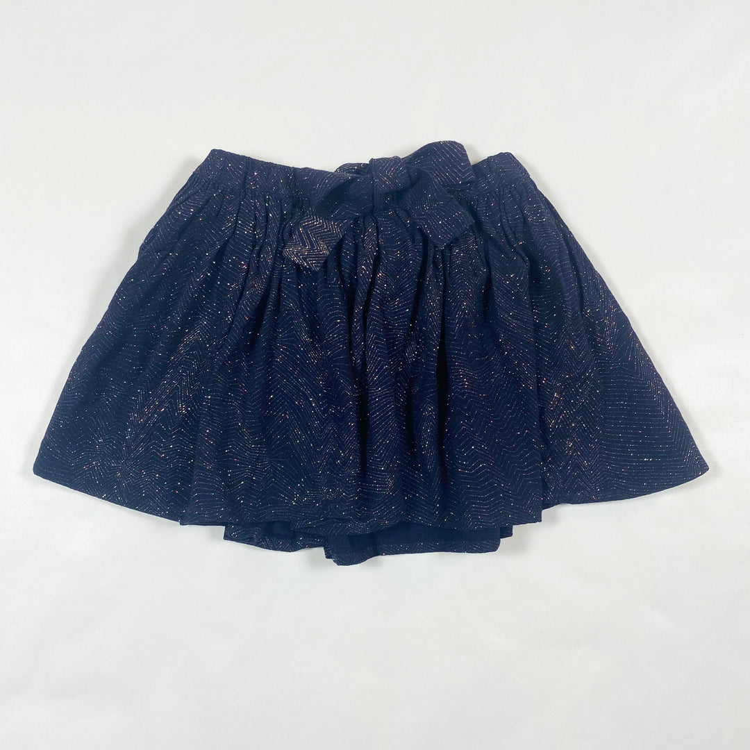 Simple Kids navy glitter skirt 4Y 1