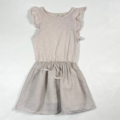 Búho soft pink sleeveless dress with ruffles 4Y 1