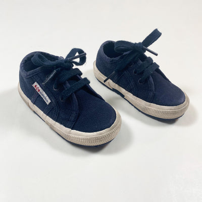 Superga navy classic canvas sneakers 21 1