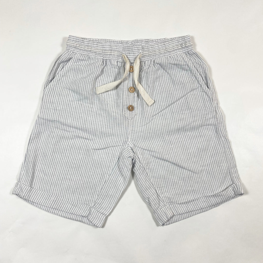 Búho off-white striped shorts 8Y 1