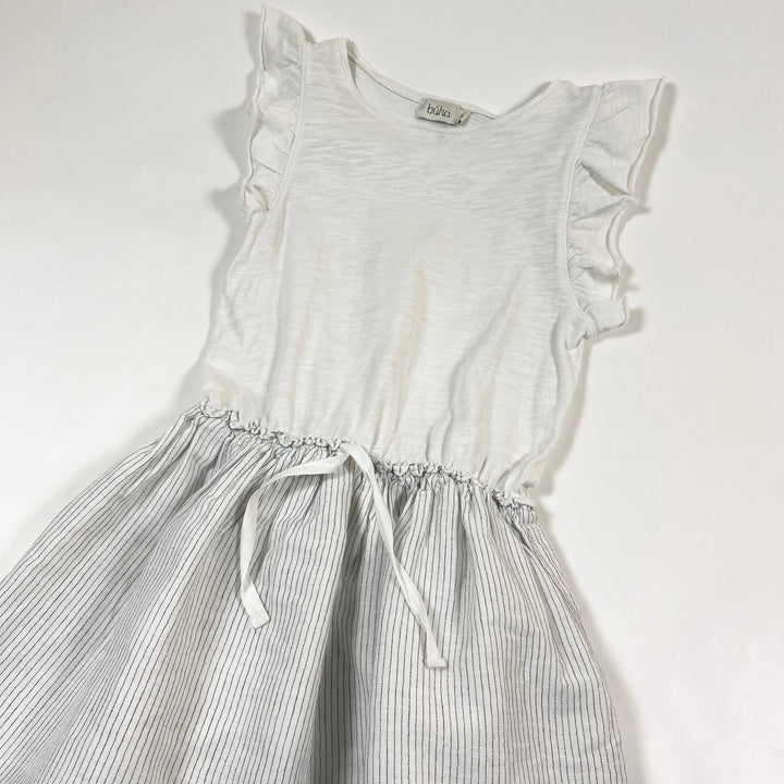 Búho white sleeveless dress with ruffles 4Y 2