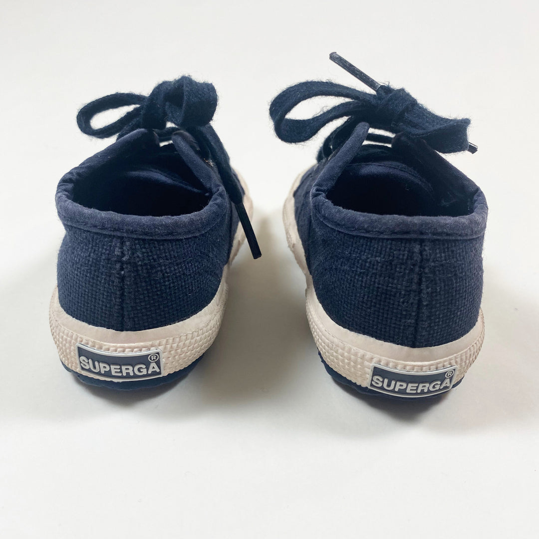 Superga navy classic canvas sneakers 21 3