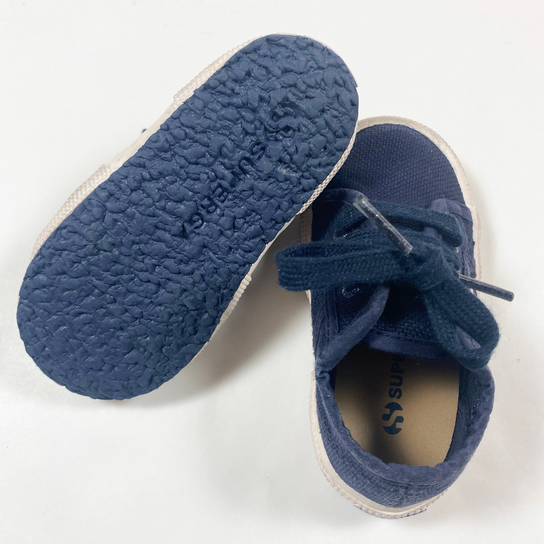 Superga navy classic canvas sneakers 21 4