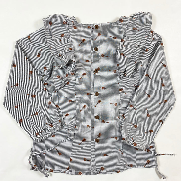 Iglo + Indi guitar print blouse 104/110 3