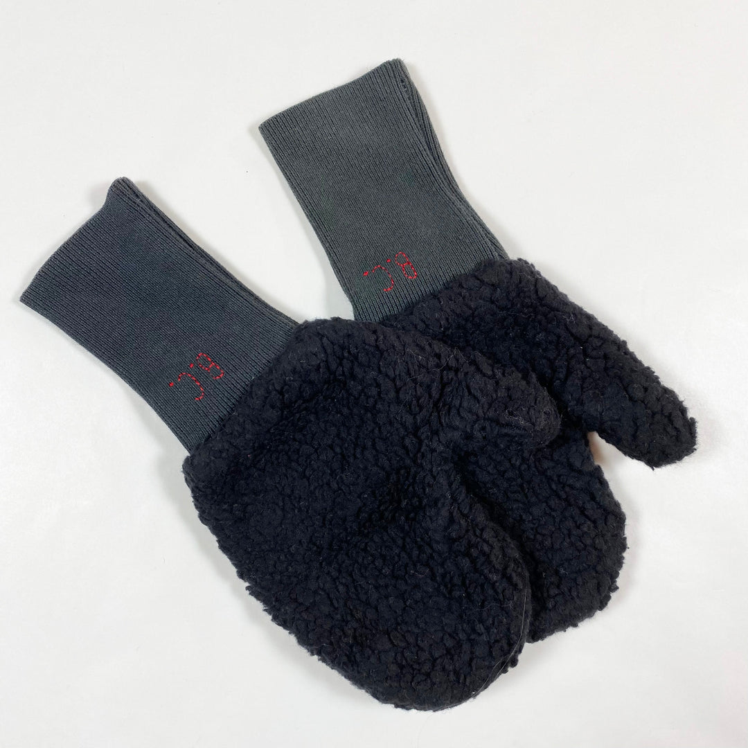 Bobo Choses blue/grey teddy mittens kid 1