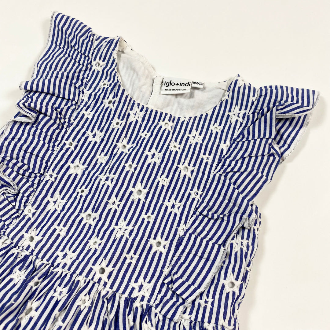 Iglo + Indi stripes and stars dress 104/110 2