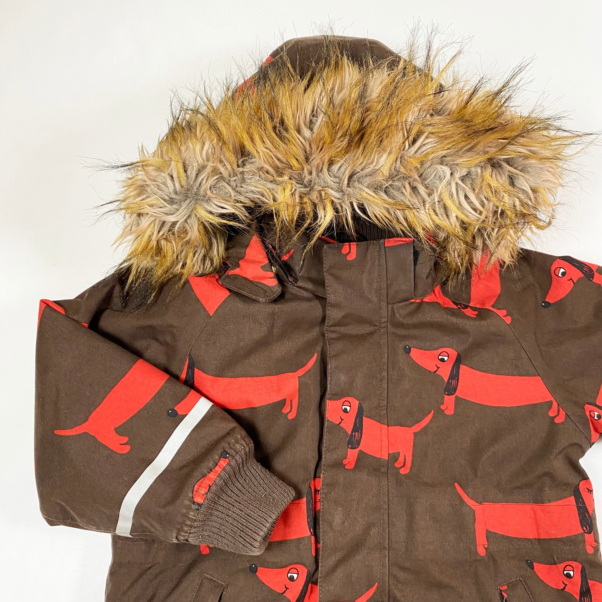 Mini Rodini | K2 brown dog parka | Ingrid & Emil
