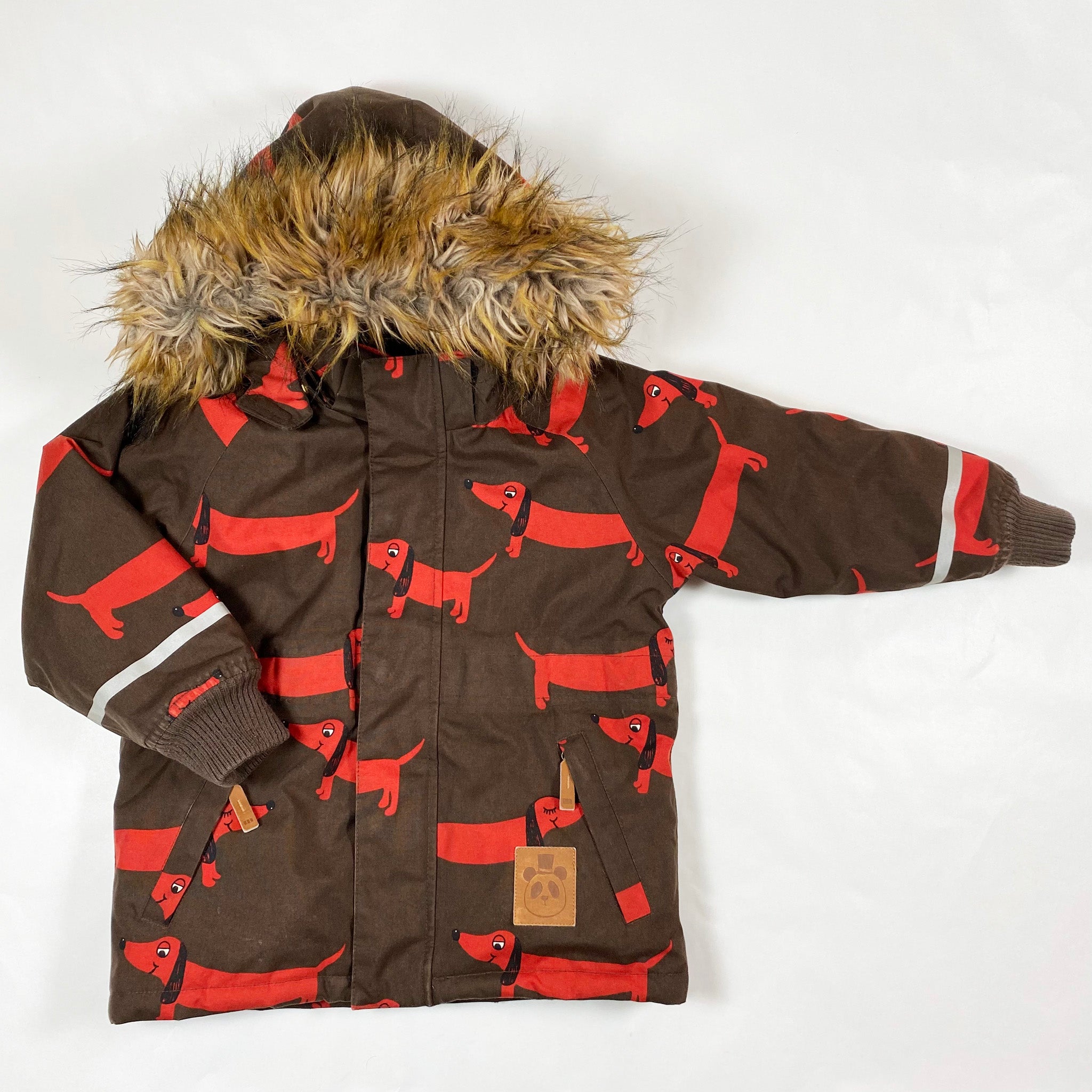 Mini Rodini | K2 brown dog parka | Ingrid & Emil