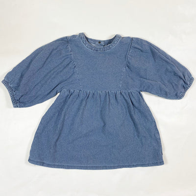 Zara blue denim puff-sleeve dress 3-4Y/104 1