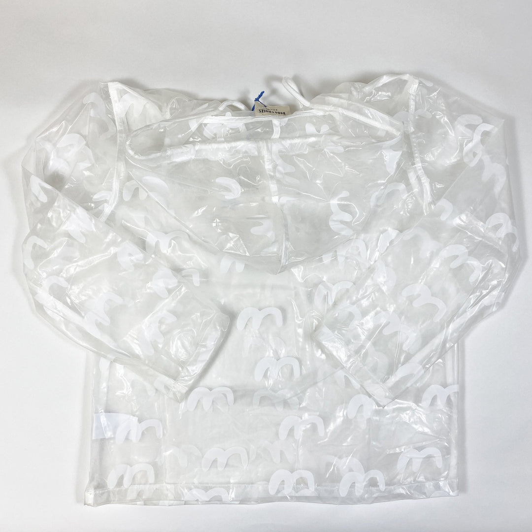 Bobo Choses transparent bird print rain jacket with hood Second Season diff. sizes